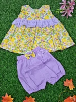Baby girls tops and half pants